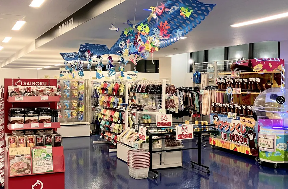 館内売店の様子